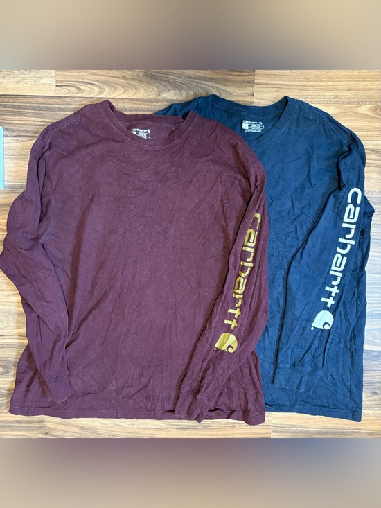 Carhartt Other - BUNDLE Carhartt Men's Signature Sleeve Logo Long Sleeve Tee L